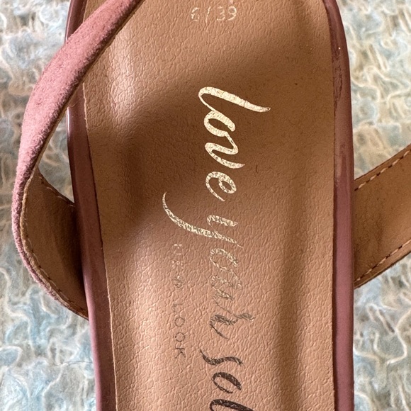 Love Your Sole Light Pink Rhinestone Strap Heel - Picture 6 of 7